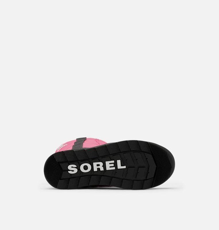 Kids Snow Boots Pink/Black - Sorel Youth Whitney™ II Puffy Mid - 719-PLBETX